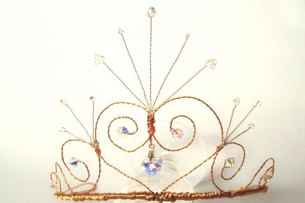 Rosalie heart tiara